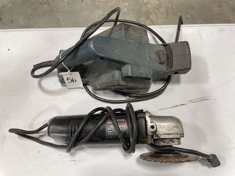 (2) Electric Sanders & Electric Grinder
