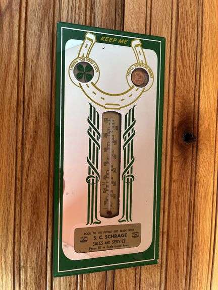 John Deere Mirror Thermometer image