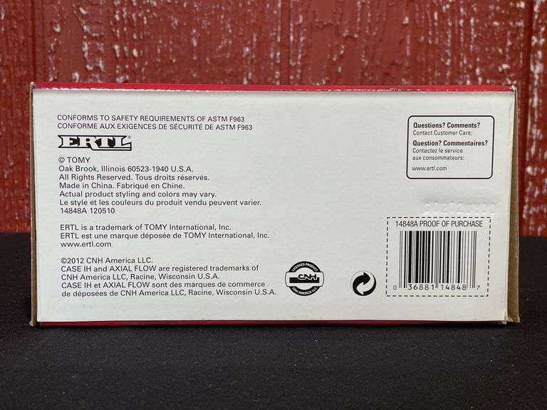 (2) 1/64 Case-IH 9230 Combine Black Farm Show + IH 1460 Combine NIB Ertl