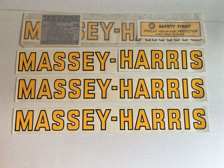 Massey Harris Decals image