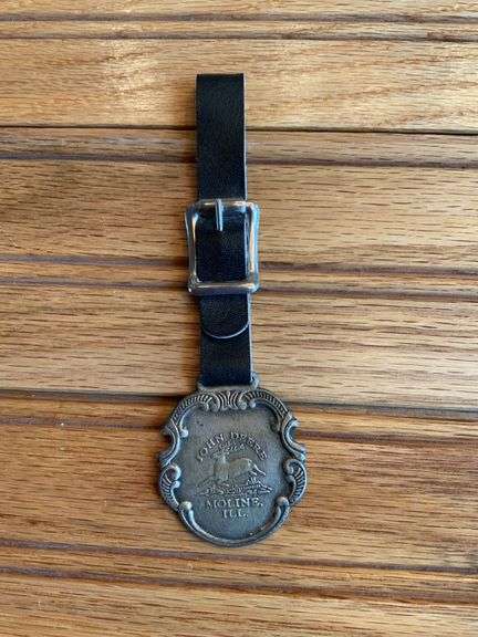 (2) John Deere Watch Fob + Charm