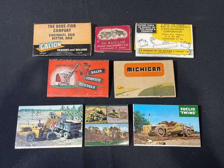 (8) Industrial Matchbooks