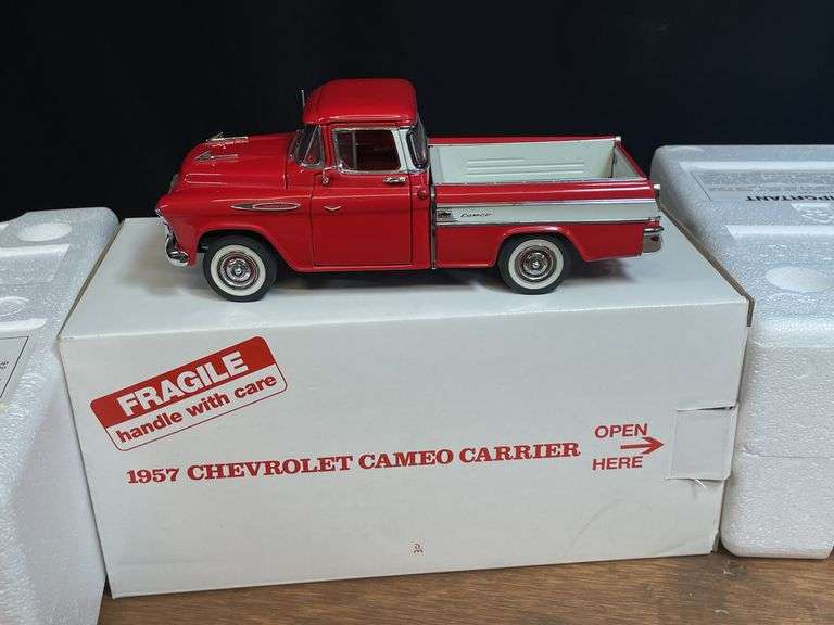 (3) 1/24 Chevrolet Pickups NIB Danbury Mint