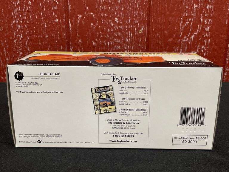 1/50 AC TS-300 Scraper 2007 NTTC NIB 1st Gear