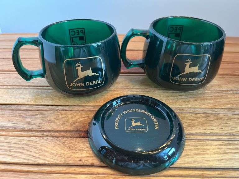 (4) John Deere Mugs