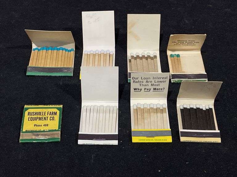 (8) John Deere Matchbooks