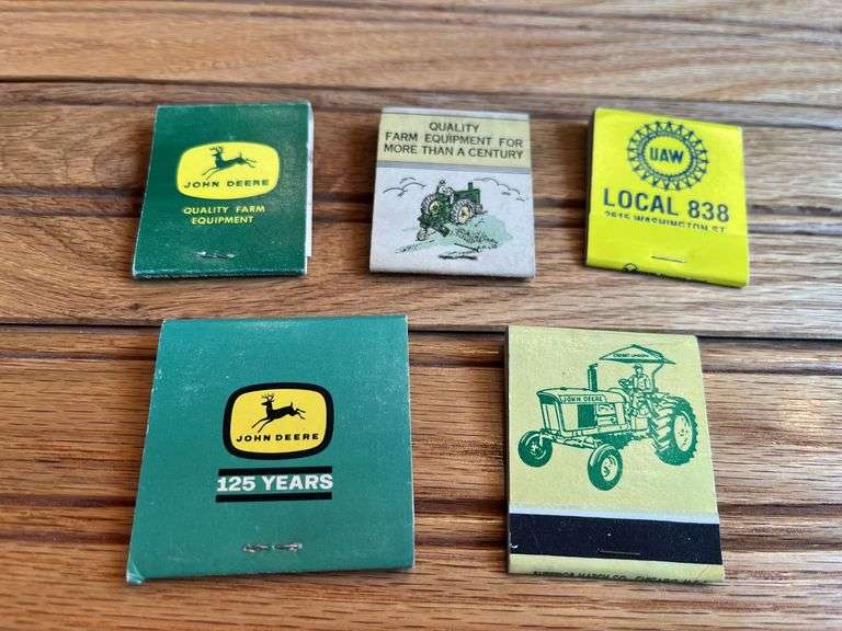 (5) John Deere Matchbooks image