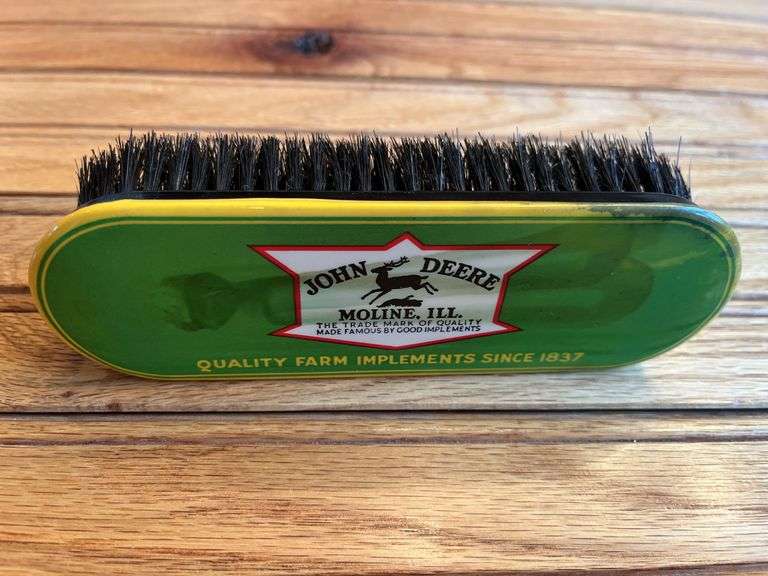 John Deere Celluloid Brush