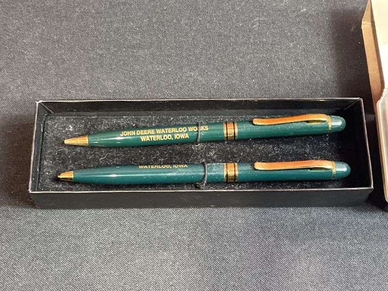 (2) John Deere Pen & Pencil Sets