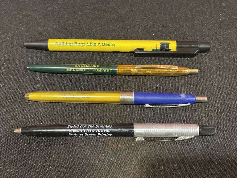 (10) John Deere Pens + Pencils