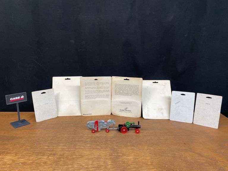 (9) 1/64 Case Tractors + Thresher