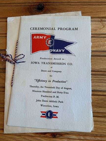 John Deere WWII “E” Program + Pins