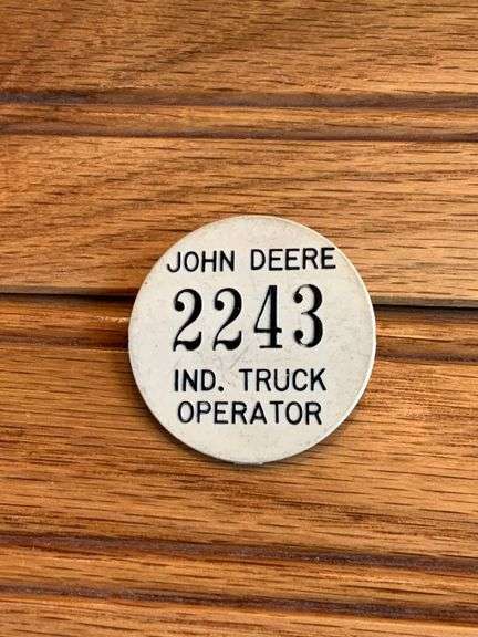 John Deere Ind. Truck Operator Badge image