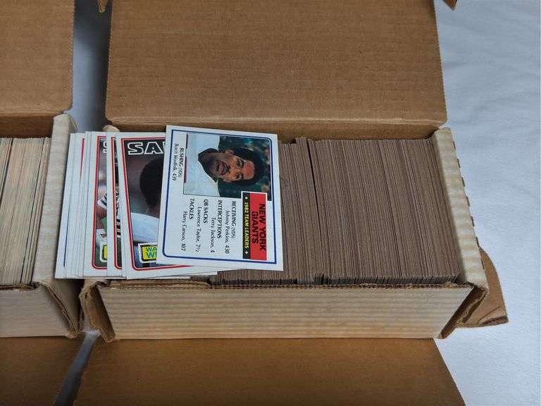 Assorted Football Star Cards
