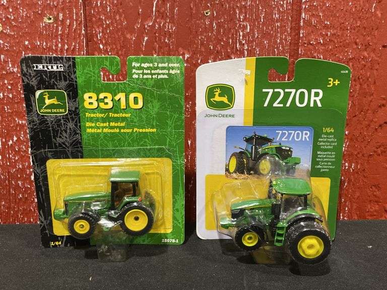 (2) 1/64 John Deere 8310 + 7270R NIB Ertl
