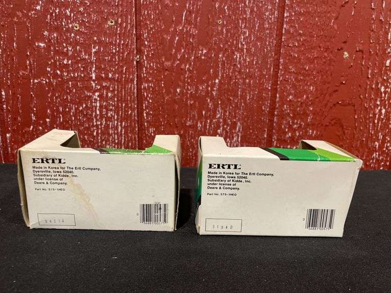 (2) 1/64 John Deere 4wd NIB Ertl