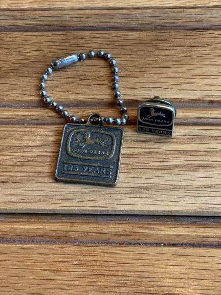 (2) John Deere 125 Year Pin + Charm image