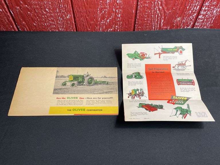 (2) Oliver Sales Literature
