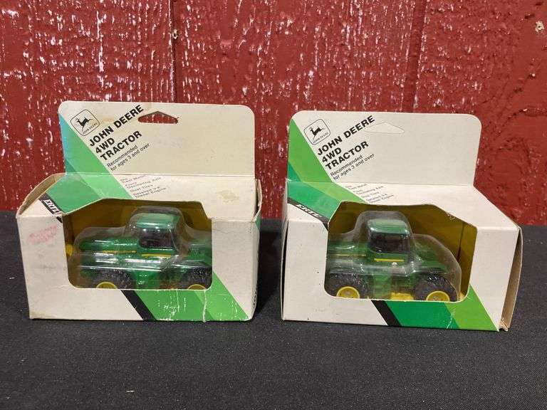 (2) 1/64 John Deere 4wd NIB Ertl