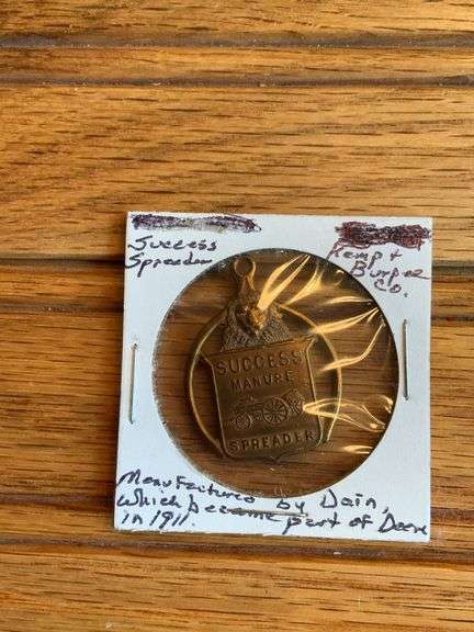 Kemp & Burpee Success Manure Spreader Charm image