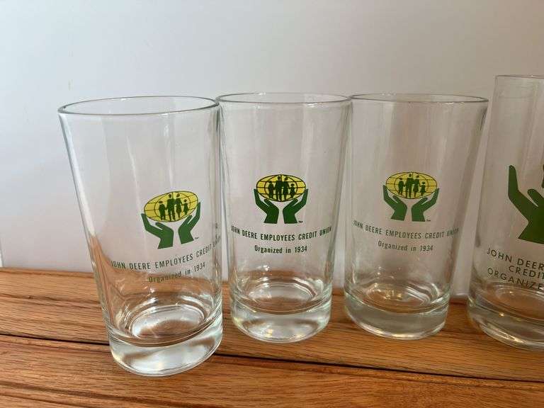 (6) John Deere Employees Credit Union Glasses