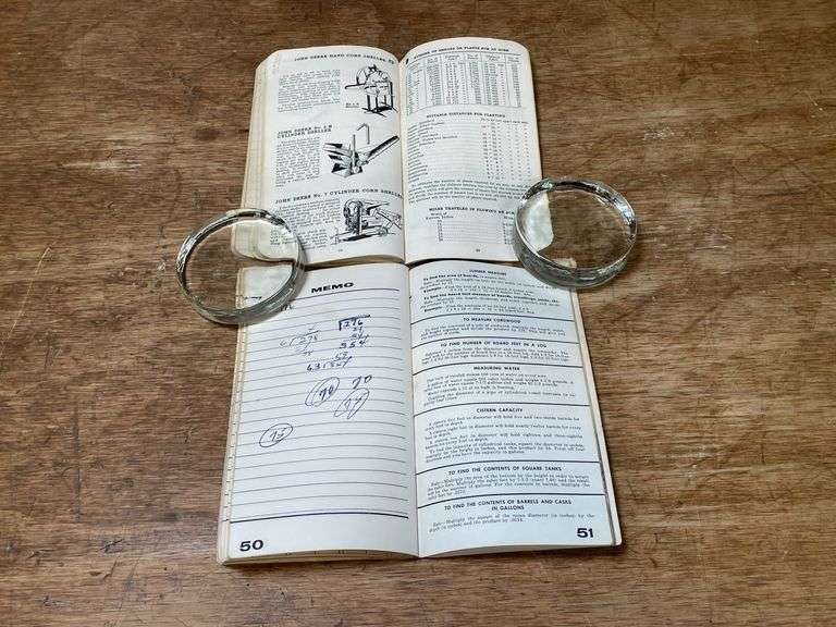 (3) John Deere Mail Holder + Pocket Ledgers