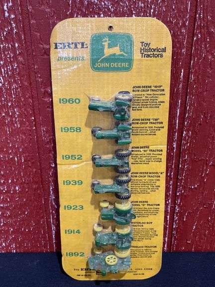 1/64 John Deere Historical Tractor Set NIB Ertl image