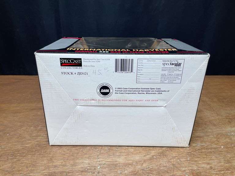 1/16 Farmall 450 Hi-Clear NIB SC