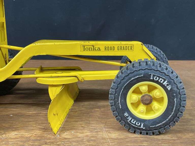 (2) Tonka Road Grader + Crawler Loader Backhoe