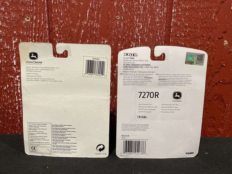 (2) 1/64 John Deere 8310 + 7270R NIB Ertl