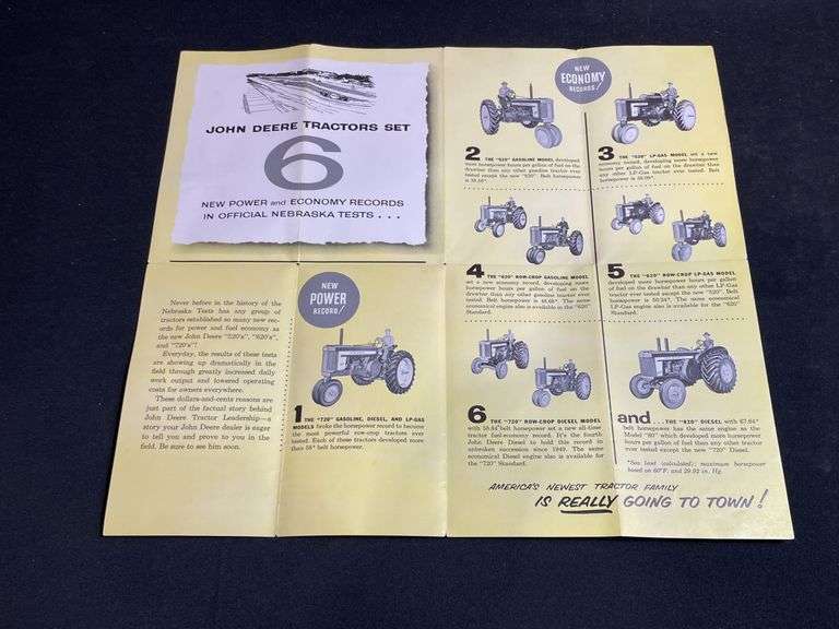 (3) John Deere Implement Sales Literature