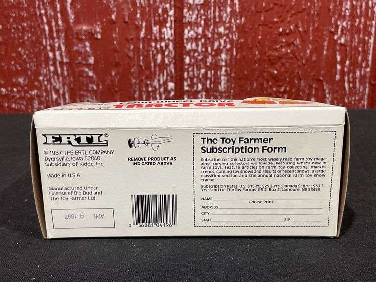 1/64 Big Bud 525/84 Orange Hood NIB Ertl