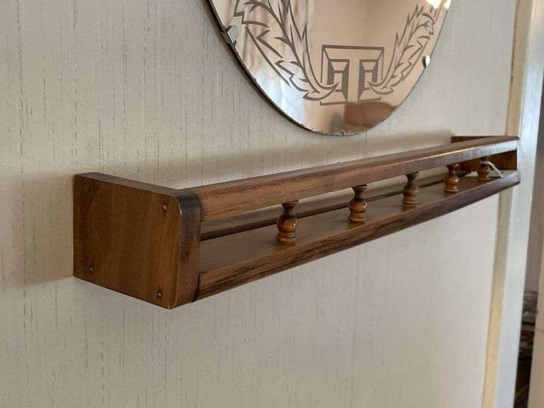 Small Wall Shelf and Mirror