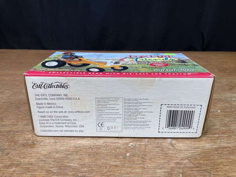 1/16 IH Cub Fox Fire Friends NIB Ertl