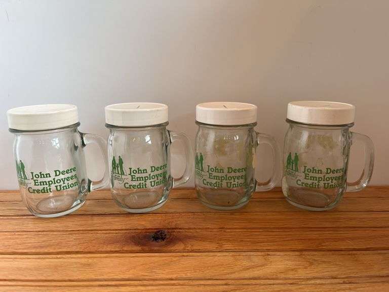 (4) John Deere Employees Credit Union Mugs image