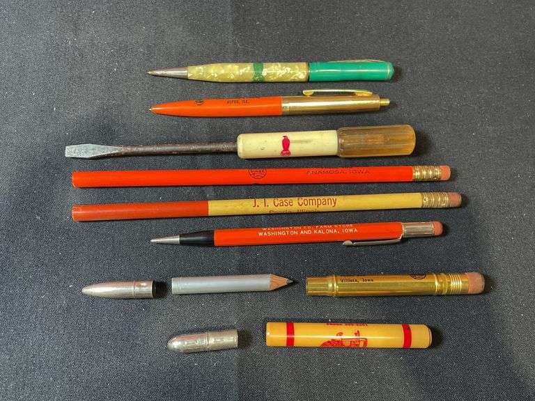 (8) Case Pen, Pencils, Screwdriver