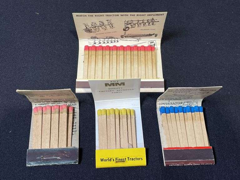 (4) MM Matchbooks