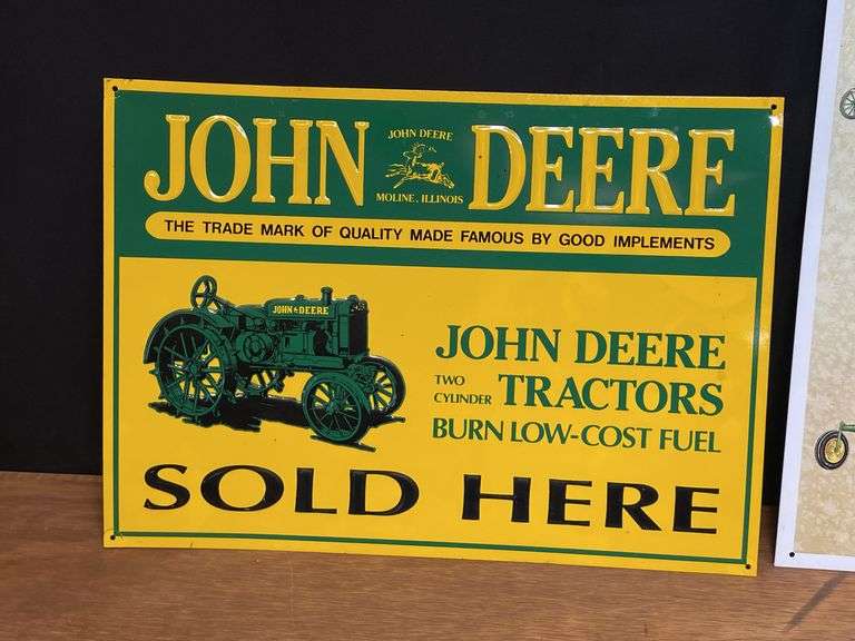 (2) John Deere SST Signs