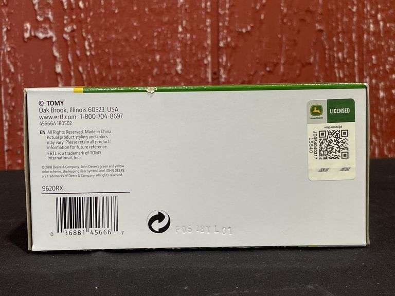 1/64 John Deere 9620RX Silver 2018 Farm Show NIB Ertl