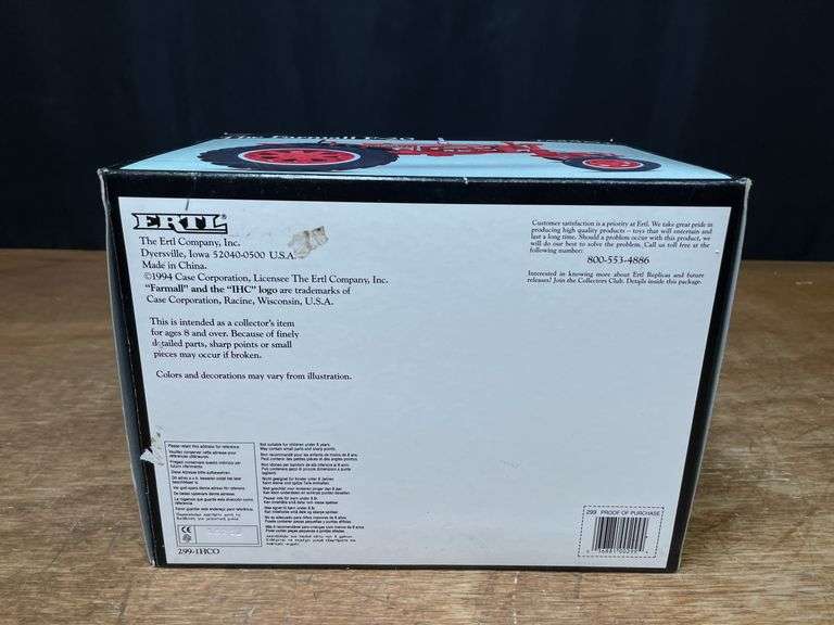 1/16 Farmall F-20 Precision NIB Ertl