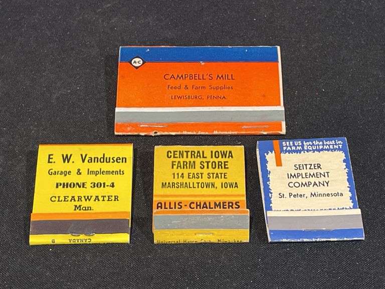 (4) AC Matchbooks