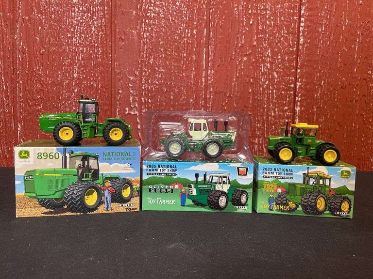 (3) 1/64 John Deere + Oliver NFTS NIB Ertl image