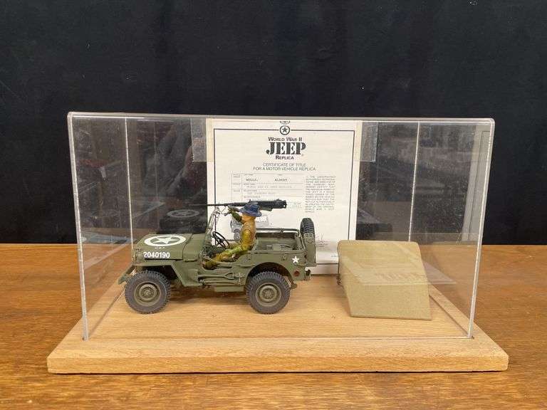 (2) Army Jeep + Tank