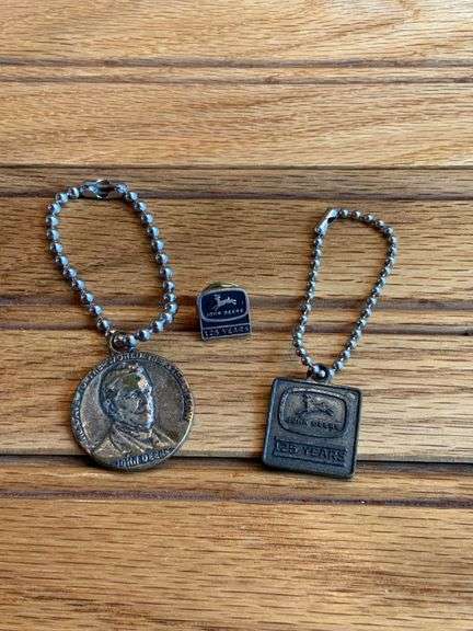 (3) John Deere Charms + Pin image
