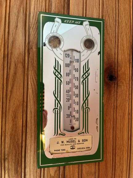 John Deere Mirror Thermometer image
