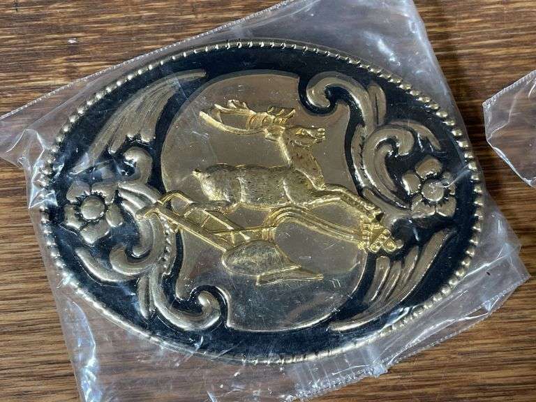 (4) John Deere Belt Buckles