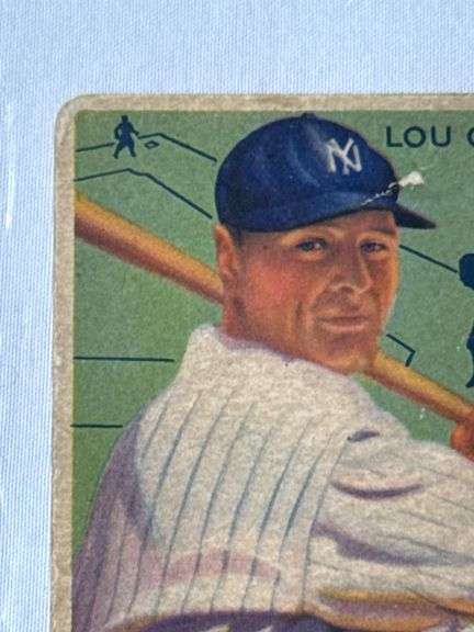 1934 Goudey No. 61 Lou Gehrig New York Yankees