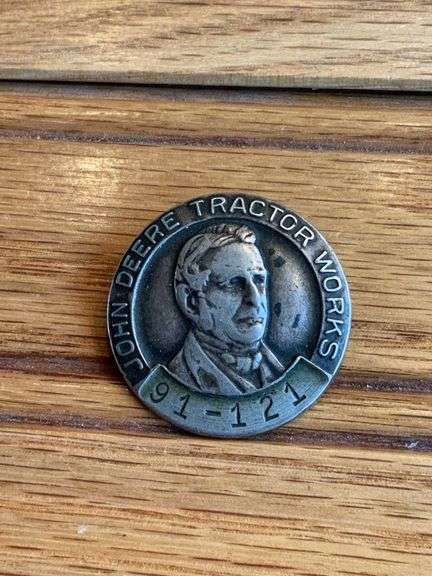 John Deere Tractor Works Employee Badge image