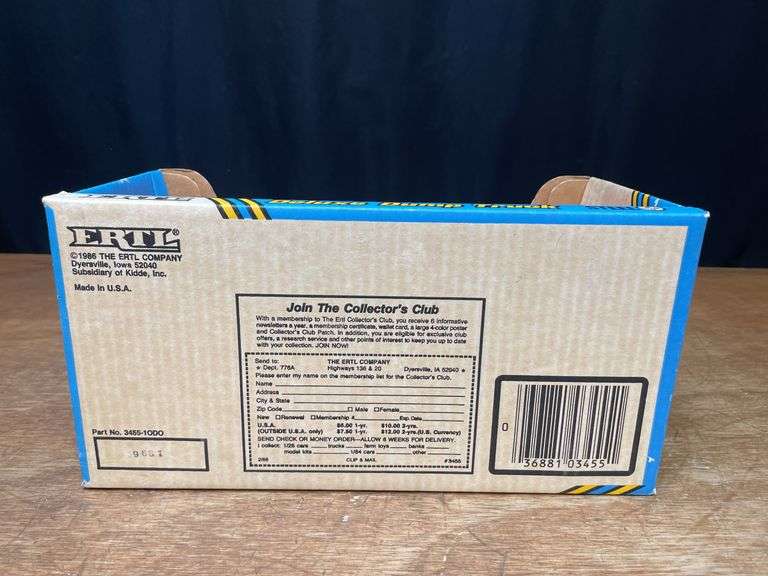 1/16 IH Transtar Star Site Dump Truck NIB Ertl