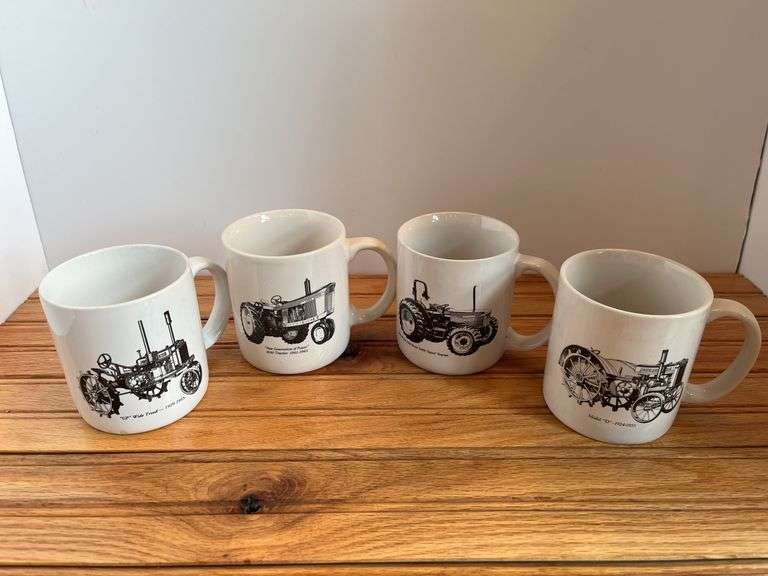 (4) John Deere Servcie Mugs
